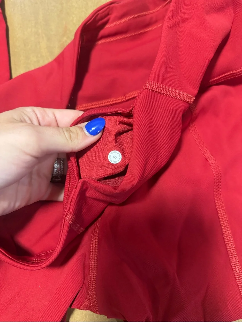 lululemon athletica Red Performance Leggings
